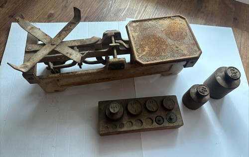 Antike balkenwaage - antike,