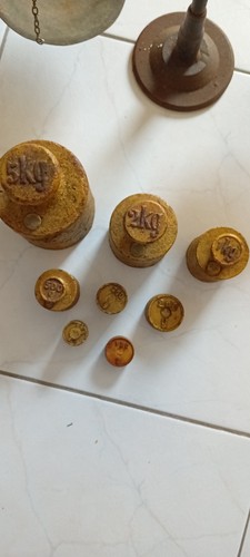 Antike balkenwaage mit - antike,