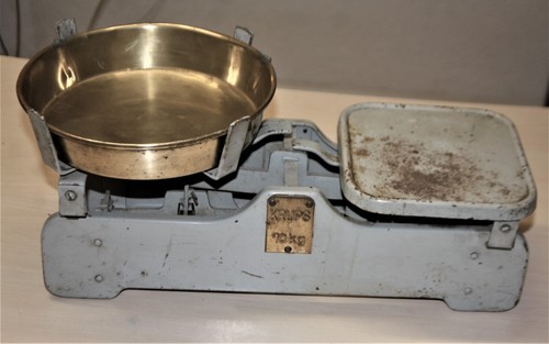 Antike marktwaage von krups - marktwaage,