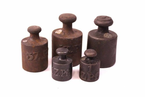 Gewichte z pf - z.pf, zollpfund